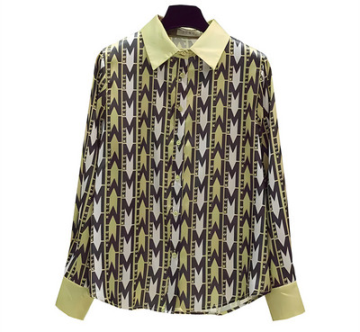 FANIECES S-3XL Vintage Ženska košulja Proljeće Dugi rukavi Luksuzni print Bluze Ležerne majice Elegantne Blusas Mujer قمصان وبلوزات