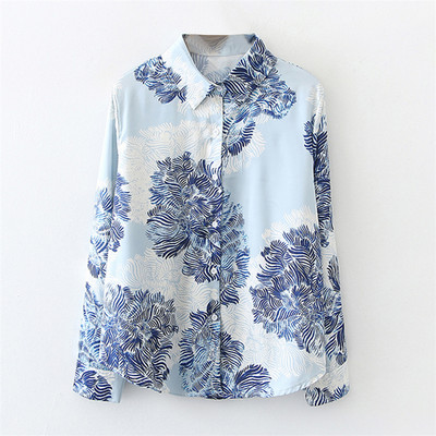 FANIECES S-3XL Vintage Ženska košulja Proljeće Dugi rukavi Luksuzni print Bluze Ležerne majice Elegantne Blusas Mujer قمصان وبلوزات