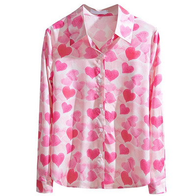 FANIECES S-3XL Vintage Ženska košulja Proljeće Dugi rukavi Luksuzni print Bluze Ležerne majice Elegantne Blusas Mujer قمصان وبلوزات