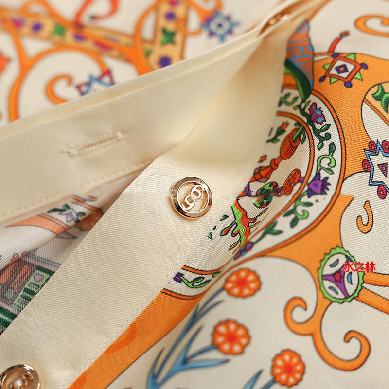 FANIECES S-3XL Vintage Ženska košulja Proljeće Dugi rukavi Luksuzni print Bluze Ležerne majice Elegantne Blusas Mujer قمصان وبلوزات