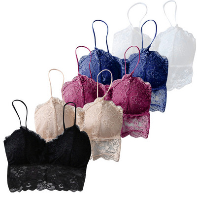 1PC Lace Active Bra Γυναικεία Σουτιέν Push Up Εσώρουχα Σέξι σουτιέν Έχετε μαξιλαράκι στο στήθος Φορώντας αθλητικά εσώρουχα нижнее белье женское