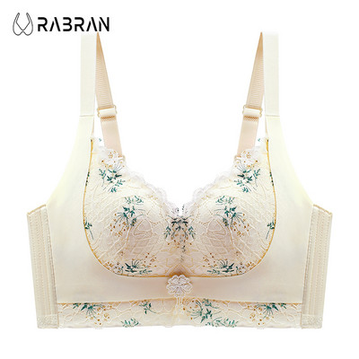 Urabran Nem acél gyűrűs csipke fehérnemű női kis mellek összegyűjtve a támasztékon megereszkedett mell kollekció melltartó