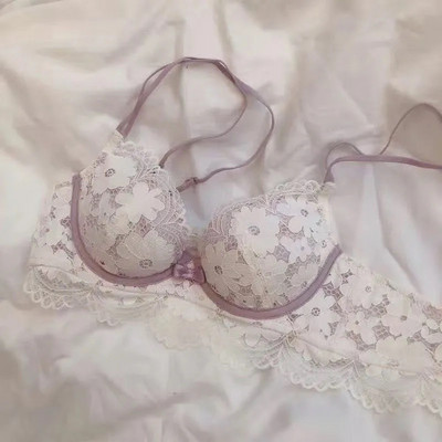 Seksikas naistepesu naiste pitsiga soutient Gorge Push Up rinnahoidjad naistele polsterdatud seljata rinnahoidja juhtmevabad rinnahoidjad Para Mujer Bielizna Damska