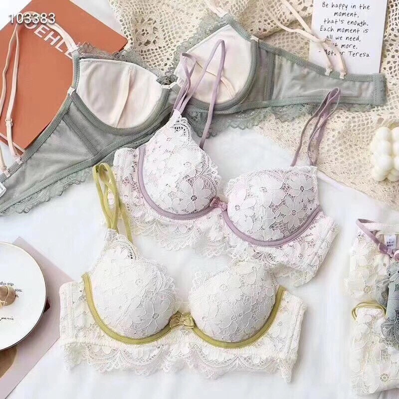 Seksikas naistepesu naiste pitsiga soutient Gorge Push Up rinnahoidjad naistele polsterdatud seljata rinnahoidja juhtmevabad rinnahoidjad Para Mujer Bielizna Damska