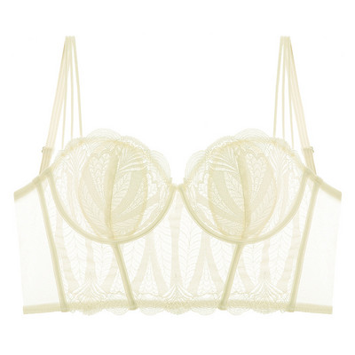 Urabran francia szexi tiszta vágy fehérnemű női összegyűjti satu mellek állítható halcsont hosszú fűző puha acél gyűrűs melltartó