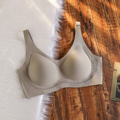 Egyrészes női fehérnemű Fix kupa nyommentes szendvics női melltartó becsomagolt mell összegyűjtött lélegző kényelmes