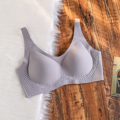 Egyrészes női fehérnemű Fix kupa nyommentes szendvics női melltartó becsomagolt mell összegyűjtött lélegző kényelmes
