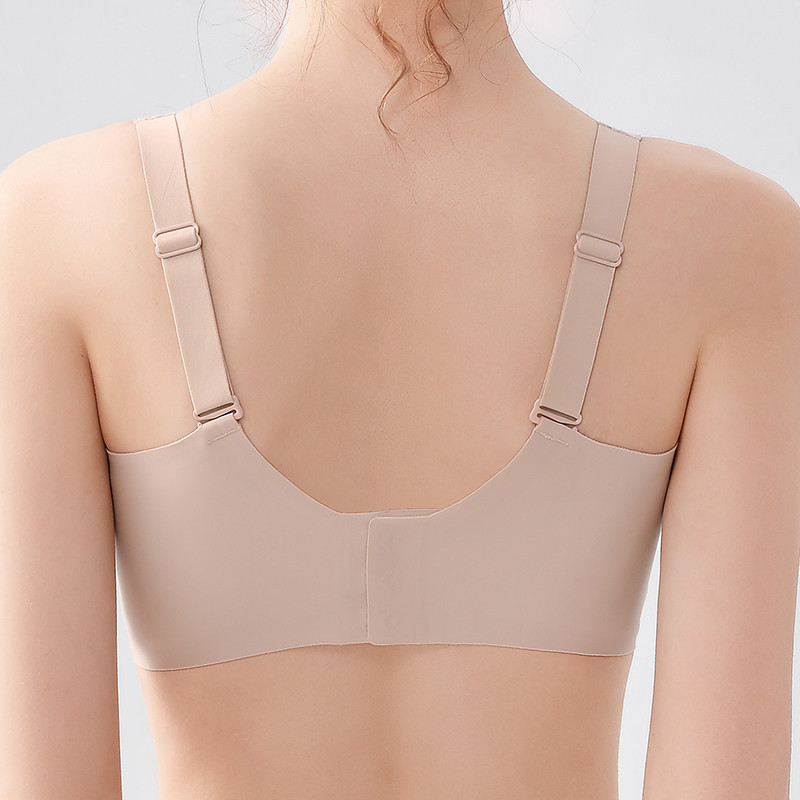 Egyrészes női fehérnemű Fix kupa nyommentes szendvics női melltartó becsomagolt mell összegyűjtött lélegző kényelmes