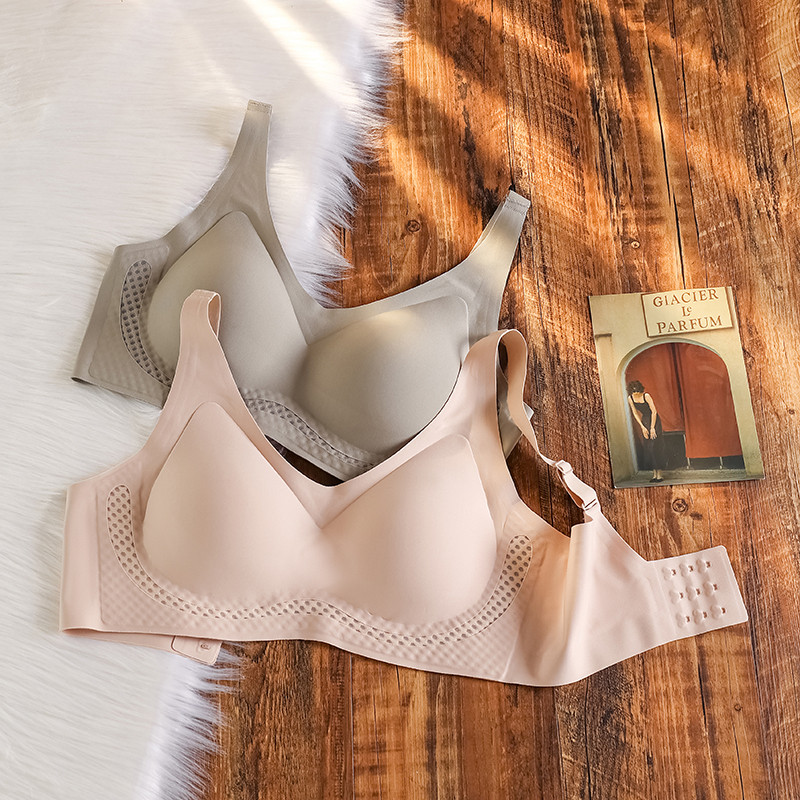 Egyrészes női fehérnemű Fix kupa nyommentes szendvics női melltartó becsomagolt mell összegyűjtött lélegző kényelmes