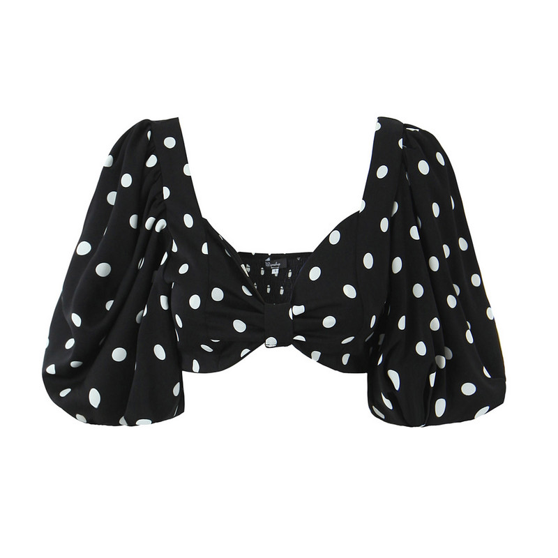 Kvaliteetne 2-osaline naiste kleidikomplekt V-kaelusega puhvis varrukatega lühikesed topid ja lõhestatud kõrge vöökohaga pikk seelik