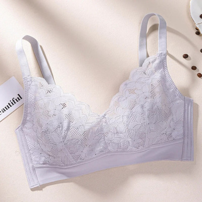 Ultravékony nyári melltartó, kis melltartó, összegyűjtött, légáteresztő, nem acélgyűrűs melltartó, állítható fehérnemű Forest Green