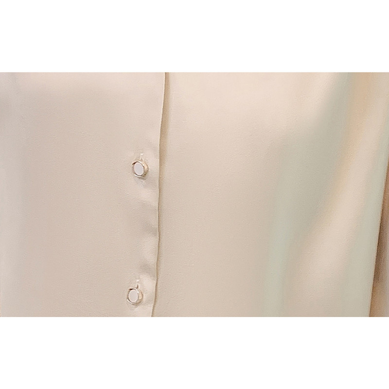 Jaunas modes, satīna blūzes ar garām piedurknēm Sieviešu seksīgas, mežģīņu izšūšanas biroja krekli Sieviešu vintage topi Blusas Mujer De Moda 2024