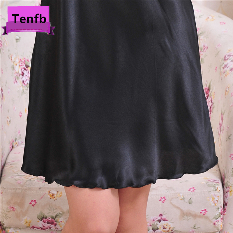 Nagyker női szatén hálóing Női szexi spagettipántos éjszakai ruha Női ujjatlan hálóruha Nagy 3XL 4XL Hálóruha