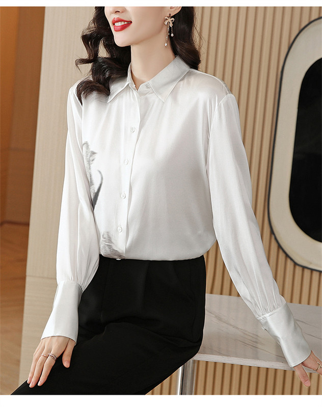 FANIECES S-4XL OL Elegáns fehér Blusas blúzok Női ingek Tavaszi Luxus Blúzok Női Ruházat Alap virágos női felsők