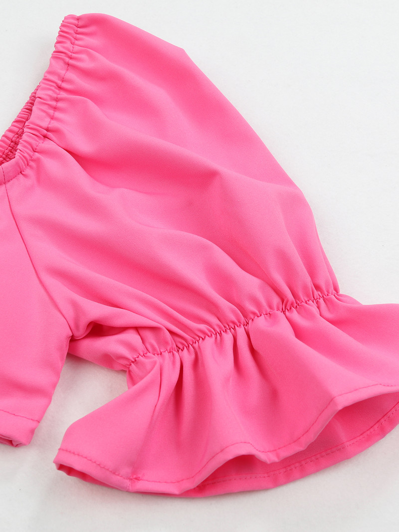 Masīvs sieviešu divdaļīgs svārku komplekts kvadrātveida apkakles princese ar piedurknēm, tievs, spilgtas līnijas apdares tērps, jauns vakara ballītes komplekts