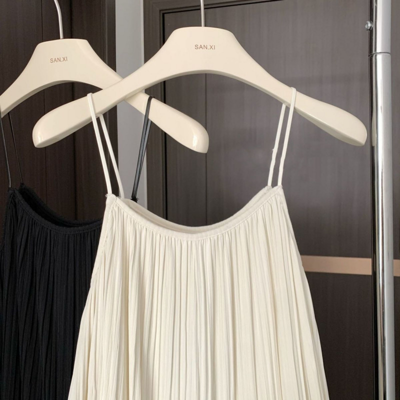 Suurepärane 4XL naiste suvine spagetid, plisseeritud magamiskleit Naiste seksikas avar pidžaama Koduriided võivad kuluda