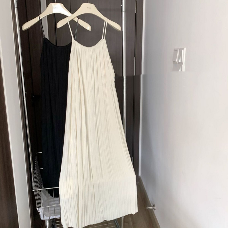 Suurepärane 4XL naiste suvine spagetid, plisseeritud magamiskleit Naiste seksikas avar pidžaama Koduriided võivad kuluda