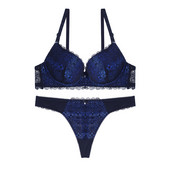 Sieviešu caurspīdīgs, seksīgs, mežģīņu krūštura siksnas krūtis, caurspīdīgas T bikses, izšūšanas apakšveļas komplekts, seksīga sieviešu apakšveļa