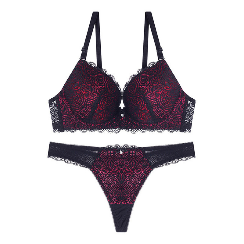 Sieviešu caurspīdīgs, seksīgs, mežģīņu krūštura siksnas krūtis, caurspīdīgas T bikses, izšūšanas apakšveļas komplekts, seksīga sieviešu apakšveļa