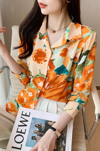 Стилна дамска блуза за шикозна визия Модни луксозни дамски горнища с изящен дизайн Пролетни летни горнища blusa mujer