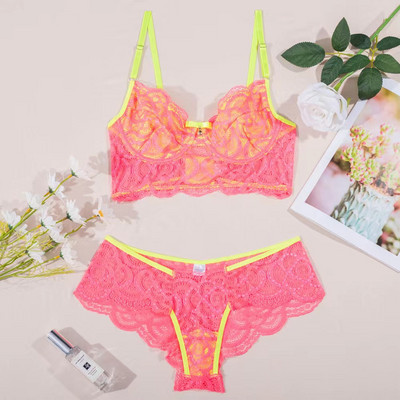 Neon kéttónusú, dupla rétegű, magas lábszár alsó, 2 darab fehérnemű