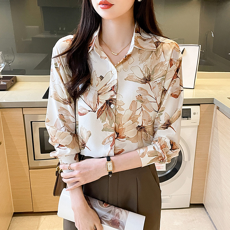 Uued naiste särgid elegantse stiili ja luksuslike naiste nööpidega graatsilise disainiga kevad-sügistopid blusa mujer