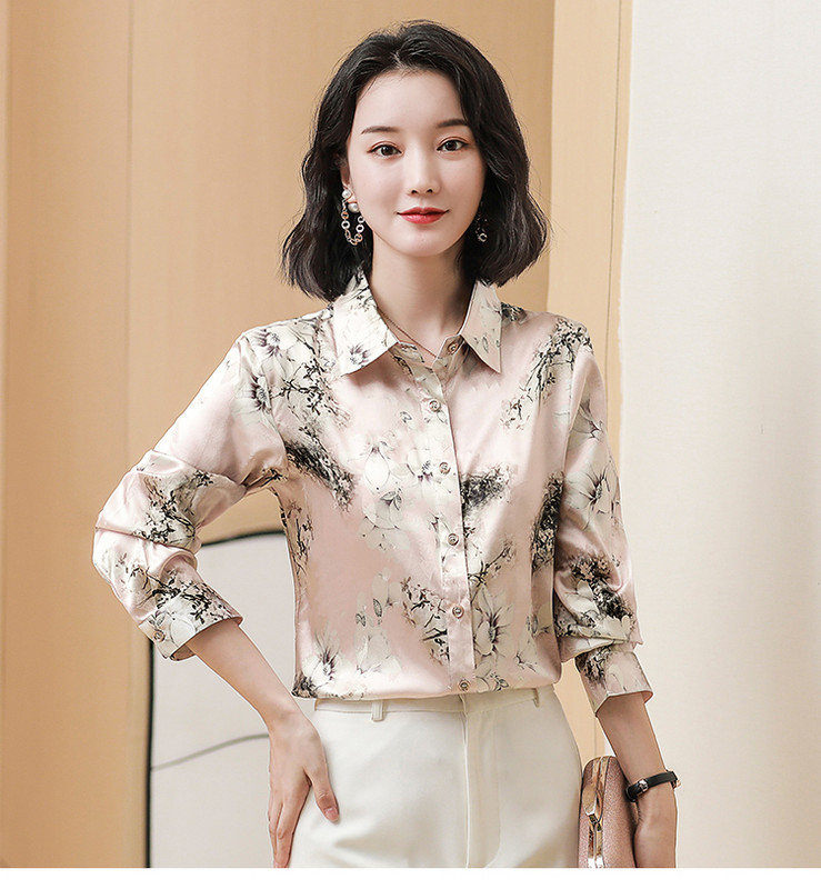 FANIECES S-4XL Rubaška Camisas E Blusas Ženske ljetne jesenske bluze Košulje Ženske ležerne majice dugih rukava s V-izrezom 6356