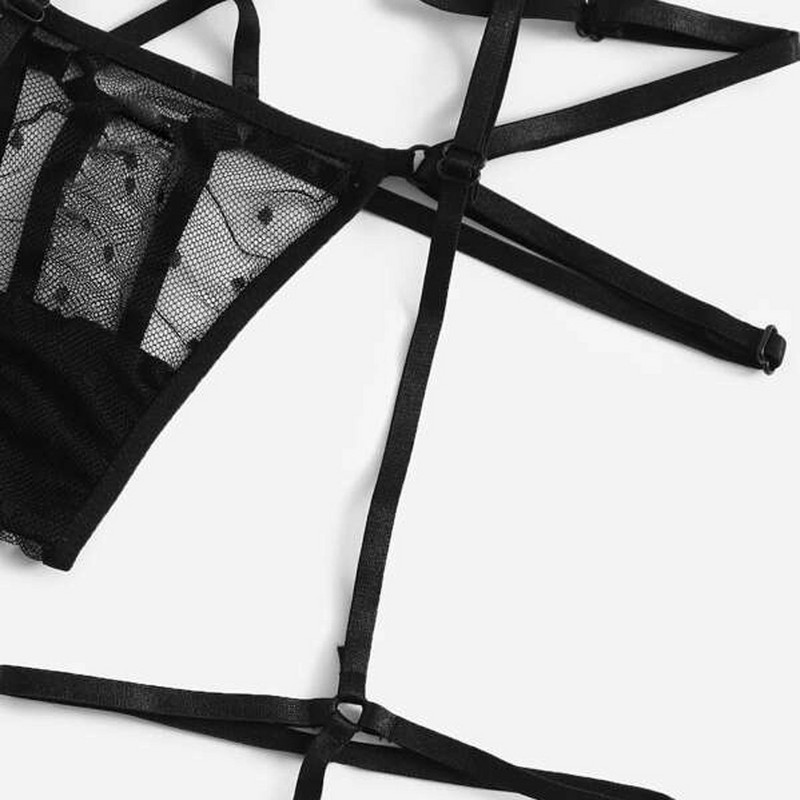 Szexi csipke melltartó fehérnemű szett Csipke tanga női fehérnemű Női fehérnemű S-Xl új női fantázia szexi egzotikus kétrészes szett