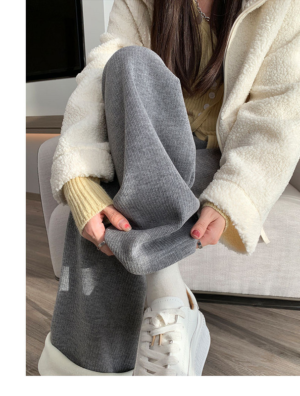 Sügis- ja talv vabaaja rasedate naiste kašmiirpüksid rasedatele laia säärega kõhupüksid Korea stiilis riided spordipüksid