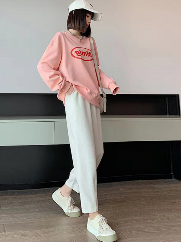 M-4XL Rasedate Naiste Puuvillane Fliis Redis Püksid Sügis pahkluuni Rasedatele Velvetist püksid Kõrge vöökohaga Raseduse dressipüksid