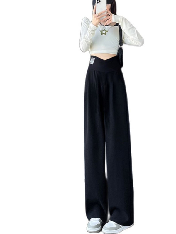 Tavaszi és őszi Terhesség Felsőruházat Téli Alacsony Alkalmi Terhes Női Nadrág koreai stílusú Kismama Hasnadrág Bő