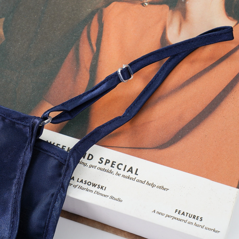 Naiste seksikas siidist satiinist öökleit varrukateta öösärgid V-kaelusega öösärk Öösärk Suures suuruses magamisriided Öörõivad M-2XL