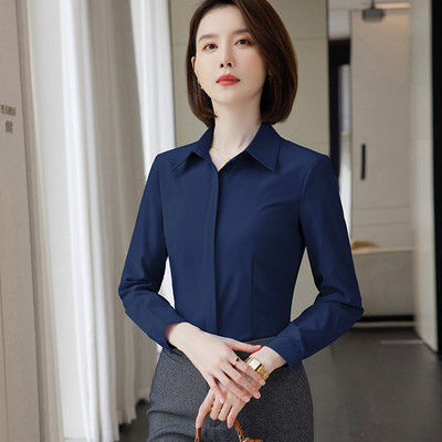 Divatos női karcsú fehér blúzok 2024 Egyszerű elegáns irodai üzleti alap felsők Sifon ingek koreai vintage hivatalos ruházat