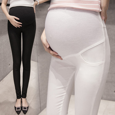 Kismama Skinny Pants terhes nőknek slim fit ceruza Nadrág terhes ruhák boka leggings terhességre