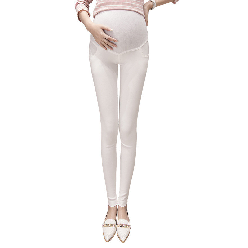 Kismama Skinny Pants terhes nőknek slim fit ceruza Nadrág terhes ruhák boka leggings terhességre