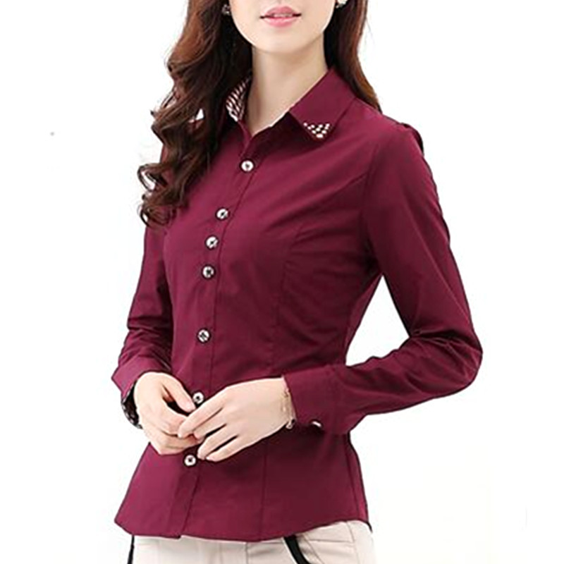 2021. őszi tavaszi női hosszú blúzok Ingek S-3XL méretű, All-Match, jó minőségű, hosszú ujjú női alkalmi pamutblúz és felsők