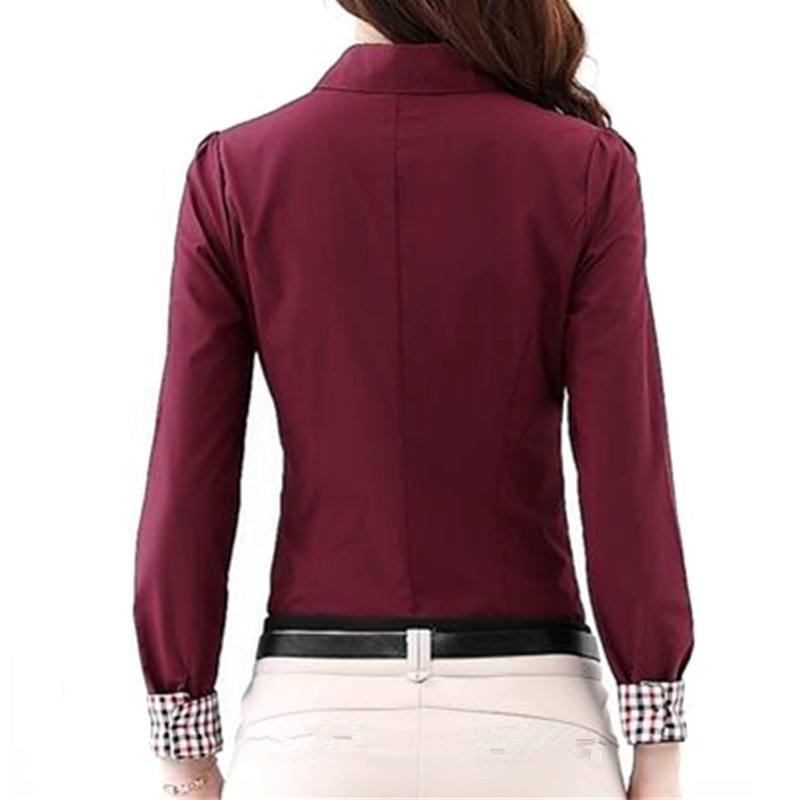 2021. őszi tavaszi női hosszú blúzok Ingek S-3XL méretű, All-Match, jó minőségű, hosszú ujjú női alkalmi pamutblúz és felsők