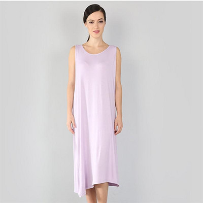 Nyári női hosszú hálóing Fürdőköpeny Modális elasztikus hálóing Sleeowear Alkalmi laza puha hálóruha Otthoni ruhák Nagy méretű 6XL