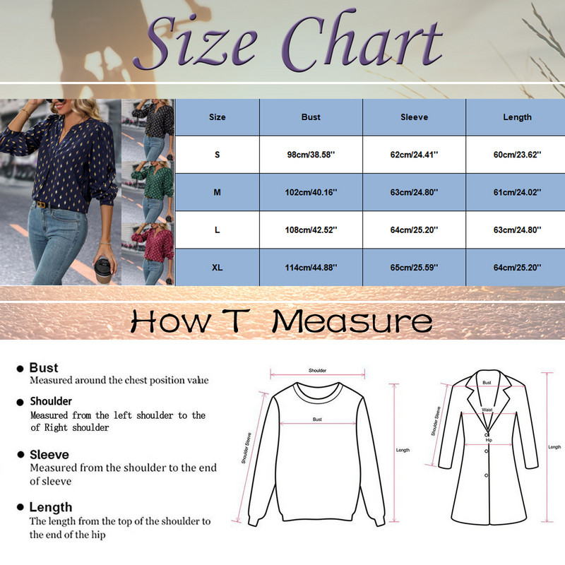 Tavaszi új női blúz sifon pulóver rövid hullámú pöttyös vintage felsők, hosszú ujjú póló női S--XL elegáns divatos női ingek