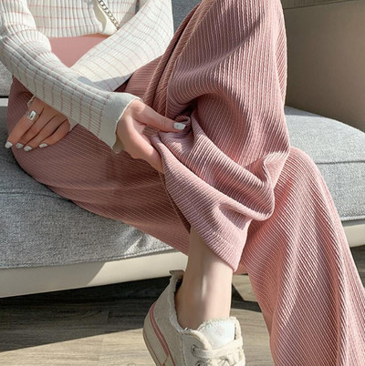 Nyári kismama hasas nadrág egyszínű, oldalról osztott, magas derekú terhes női hosszú nadrág Elegáns irodai női egyenes farmer