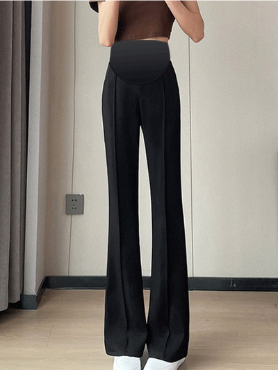 2024. aasta suvised raseda naise kõhupüksid suvised õhukesed lahedad vabamoelised rasedapüksid, elegantsed, lõigatud pidulikud püksid