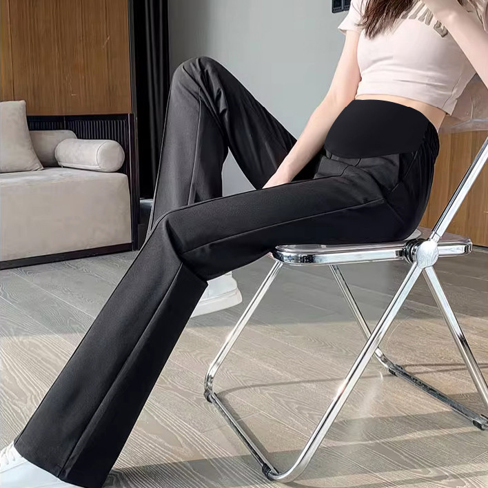 2024. aasta suvised raseda naise kõhupüksid suvised õhukesed lahedad vabamoelised rasedapüksid, elegantsed, lõigatud pidulikud püksid