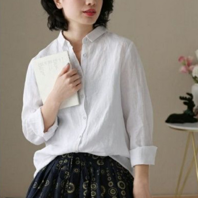 S-4XL Ingek Női felsők Alkalmi laza Harajuku Temper Vintage Irodalmi Koreai Stílus Tiszta, minden összeillő női Utcai ruházat Új Camisas