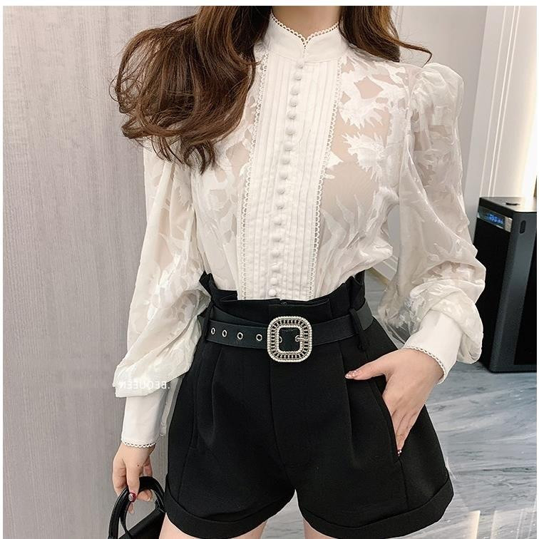 Egyszínű póló, kivágott felső női tavaszi és őszi felső, 2024 hosszú ujjú, hideg blúz T291-hez