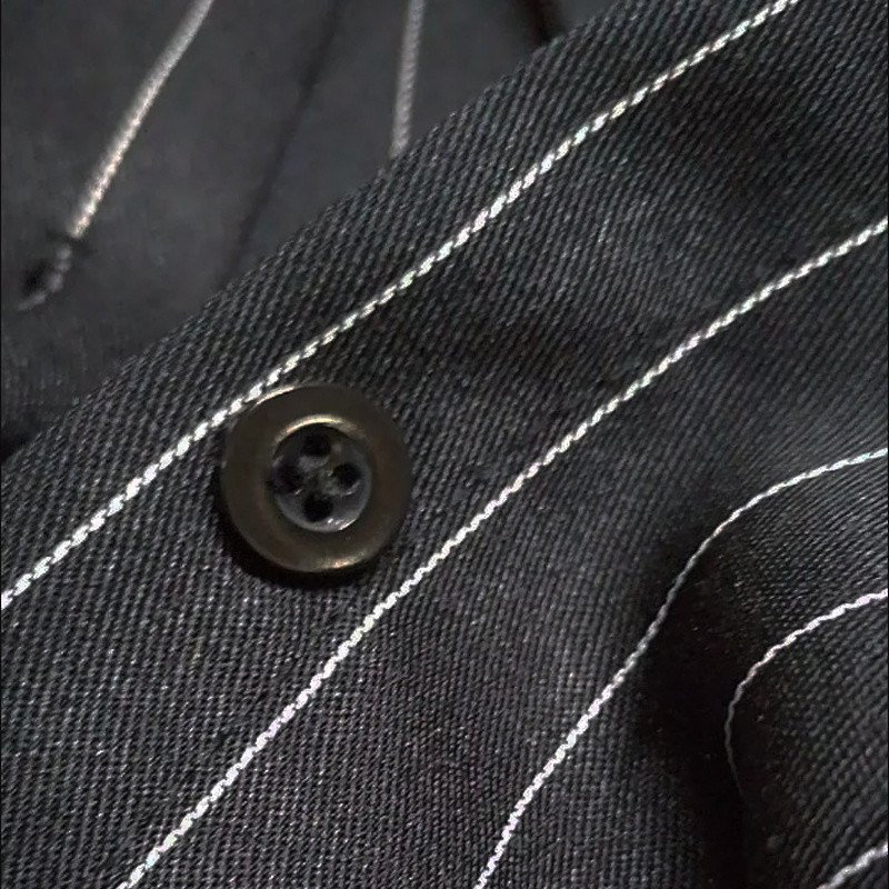 Csíkos ingek Női Minimalizmus Harajuku Irodai Női Alkalmi Blúz Lehúzható gallér S-3XL Japán Stílus Elegáns Női Esztétika