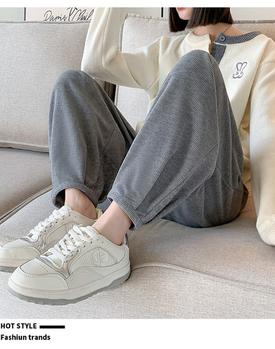 2024, primăvară, toamnă, femei însărcinate, cașmir, pantaloni Harlan, pantaloni de maternitate, cu talie înaltă, cu burtă, cu tiv subțire, pantaloni de sport pentru sarcină, largi