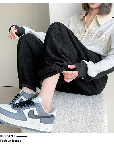 2024, primăvară, toamnă, femei însărcinate, cașmir, pantaloni Harlan, pantaloni de maternitate, cu talie înaltă, cu burtă, cu tiv subțire, pantaloni de sport pentru sarcină, largi