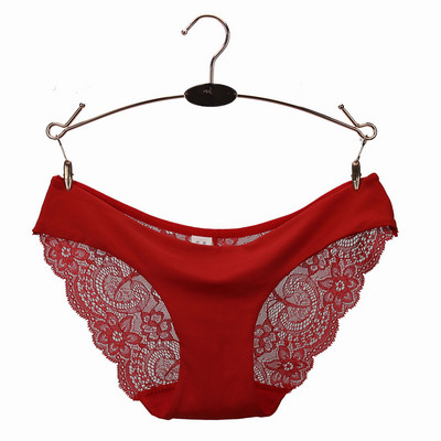 Női Fehérnemű Csipke Szexi Átlátszó Bugyi S-XL Nagy méretű Fehérnemű Üres hímzés Hálós Alacsony emelkedés Kék Fekete Hot Új