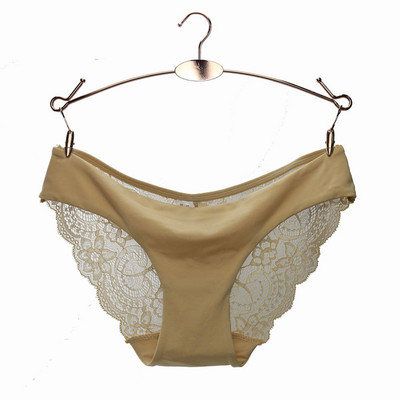 Női Fehérnemű Csipke Szexi Átlátszó Bugyi S-XL Nagy méretű Fehérnemű Üres hímzés Hálós Alacsony emelkedés Kék Fekete Hot Új