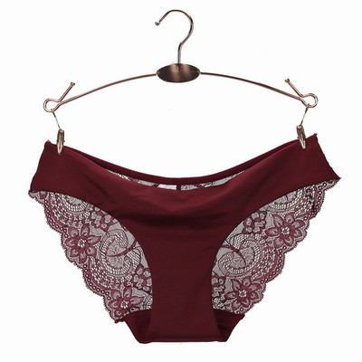 Női Fehérnemű Csipke Szexi Átlátszó Bugyi S-XL Nagy méretű Fehérnemű Üres hímzés Hálós Alacsony emelkedés Kék Fekete Hot Új